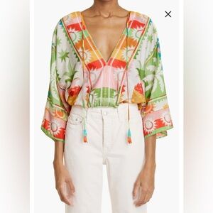 NWT Farm Rio Rainbow Sunset Bodysuit